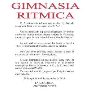 Gimnasia Ritmica Bando