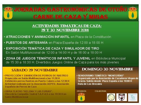 actividades jornagastro otoño
