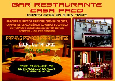 Anuncio Bar Paco fijo