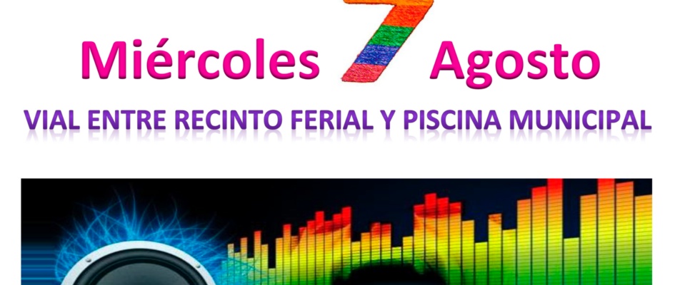 CARTEL FIESTA JOVEN 2019 CON DJ