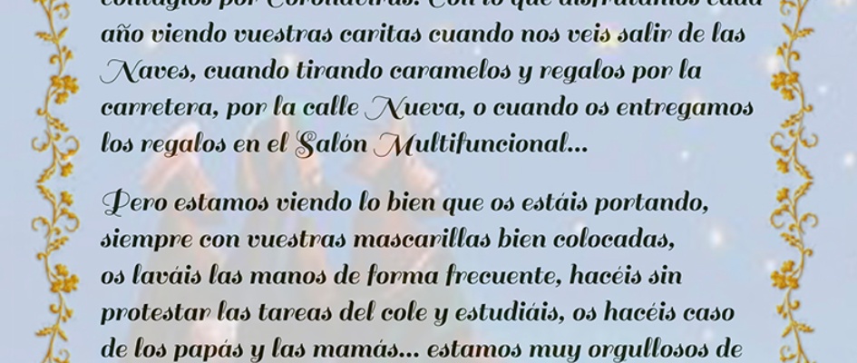 Carta a los niños y niñas de El Ronquillo reducida