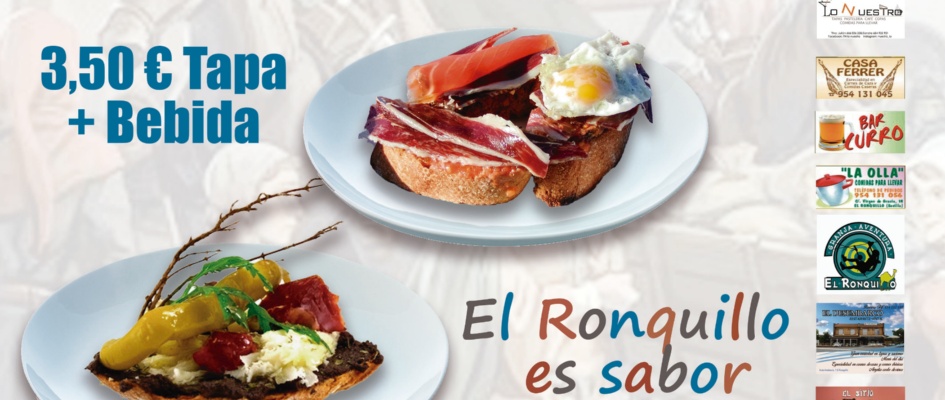 Cartel IX Jornada de la Tapa de El Ronquillo
