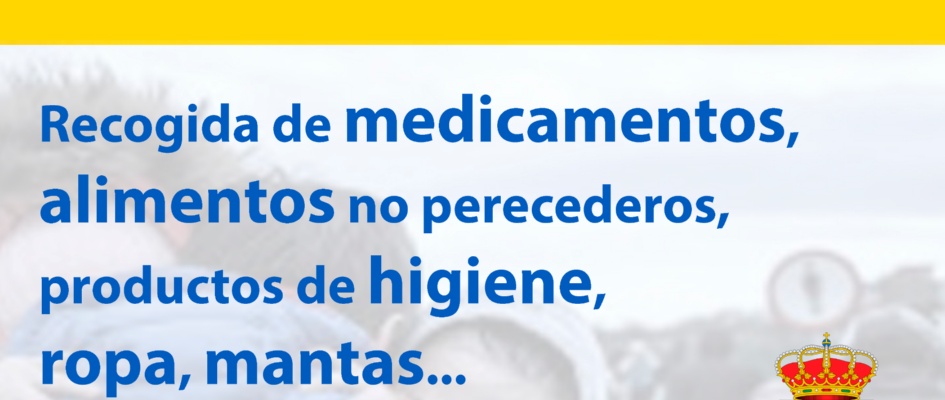 Cartel recogida solidaria Ucrania