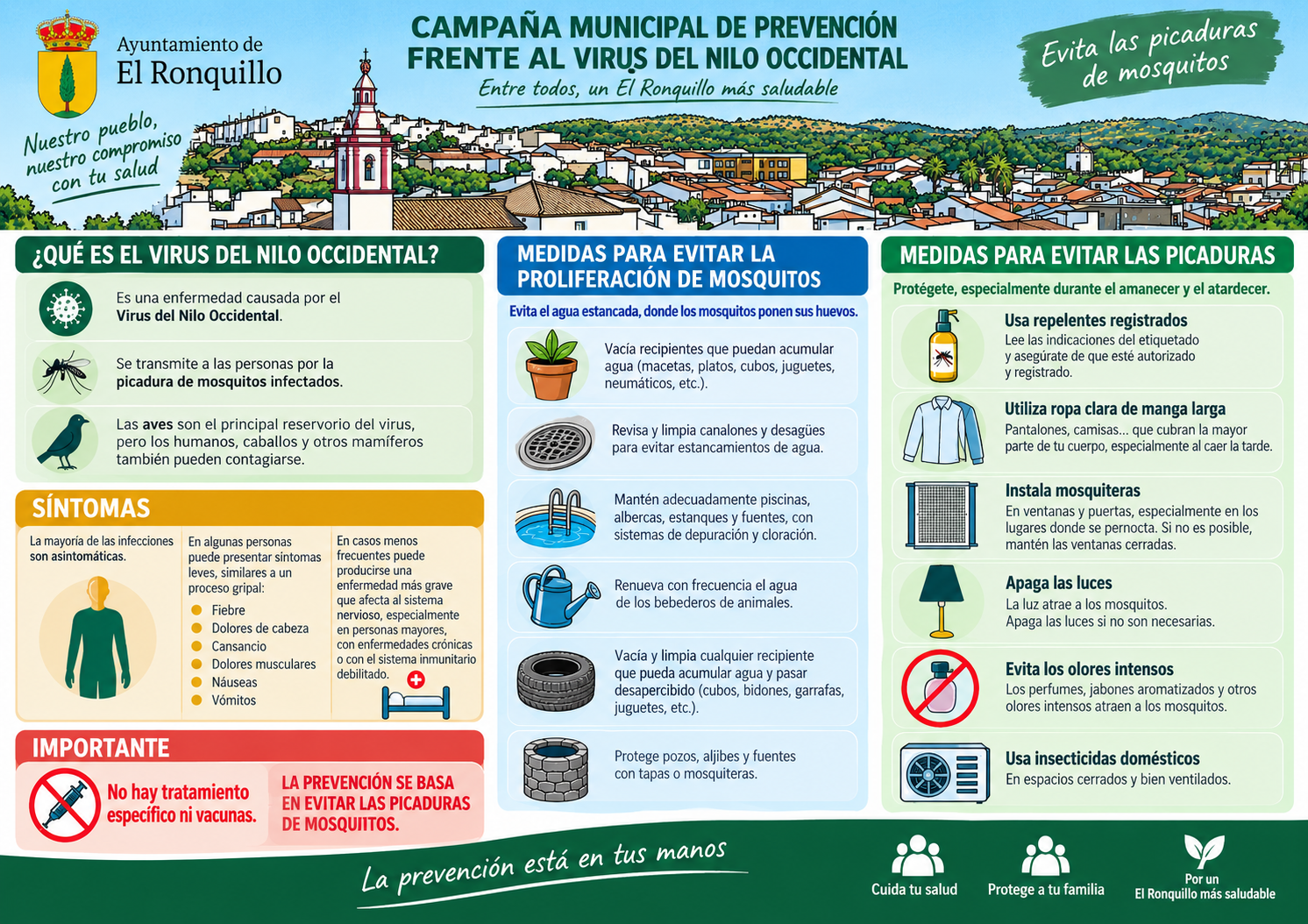 Díptico Ayto El Ronquillo Virus del Nilo