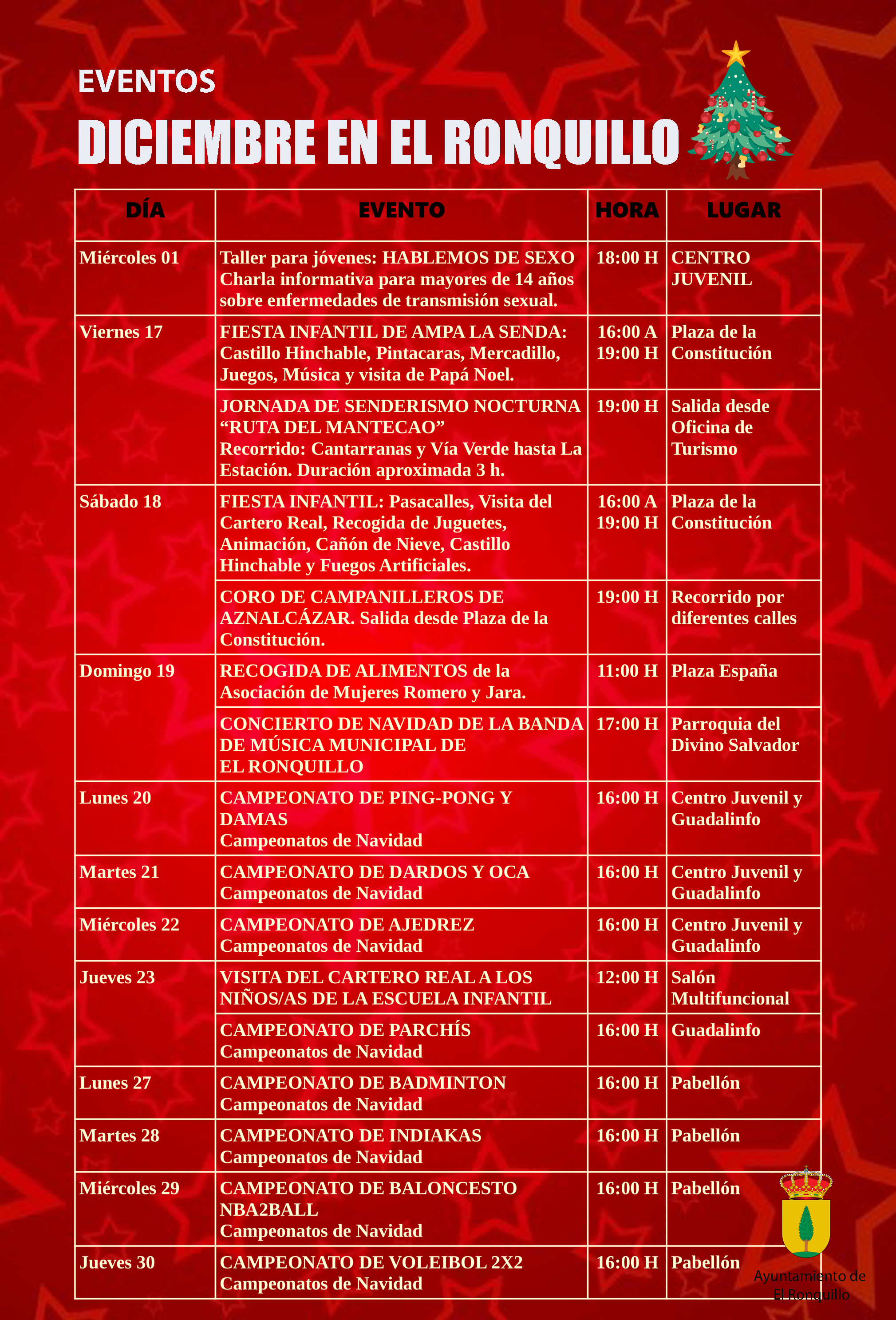 Programación DIciembre