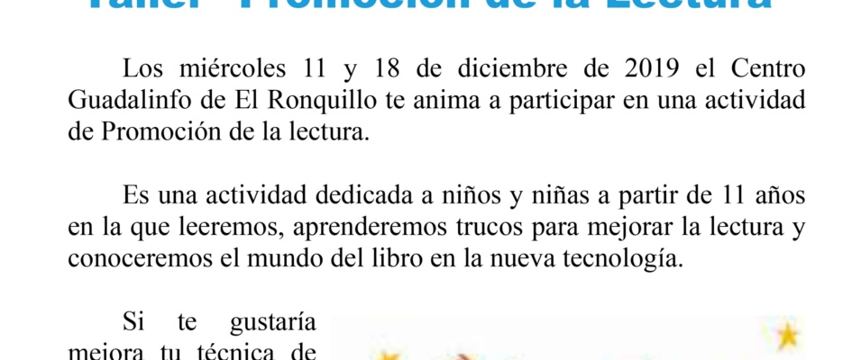 Promocion a la lectura