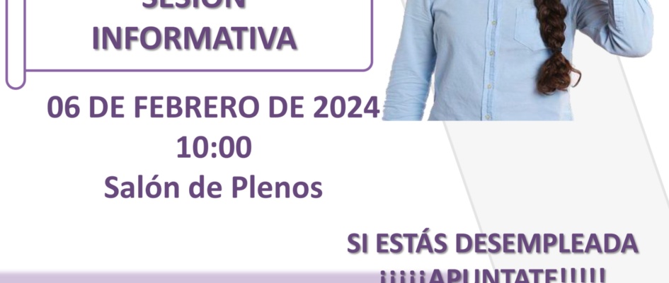 Publicidad Mujer Rural  - Cartel SESION INFORMATIVA-EL RONQUILLO