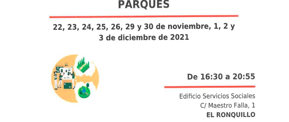 curso jardines y parques
