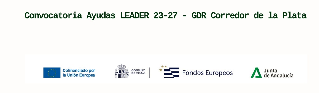 Convocatoria Ayudas LEADER 23-27 - GDR Corredor de la Plata