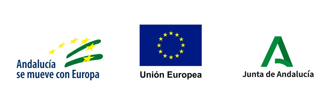 logos andalucia se mueve unión europea y junta
