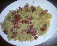 migas con chorizo
